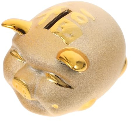 iplusmile Salvadanaio Forma Di Maiale in Ceramica Scatola Per Monete Adorabile Da Tavolo Salvadanaio Per Risparmiare Regalo Per Ragazzo Ragazza