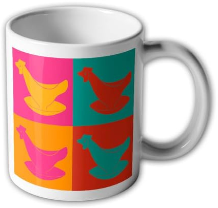 Tasse Eierbecher Huhn Retro DDR Becher Ostalgie Eier VEB Kult #46134