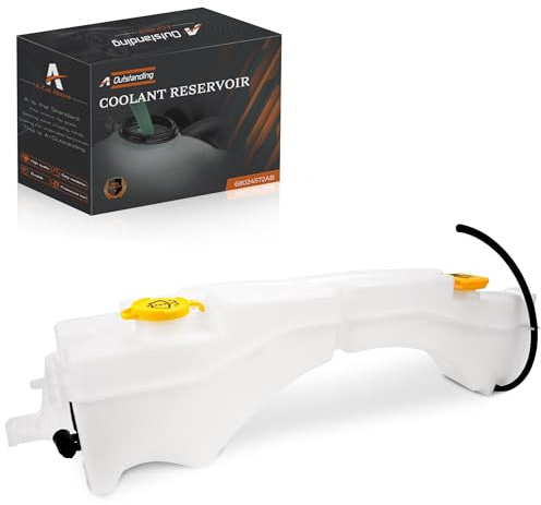 Coolant Overflow Reservoir Tank Compatible with Jeep Liberty 2008-2013 V6 3.7L, Washer Fluid Reservoir with Pump & Antifreeze Radiator Reservoir Tank Replace# 68024572AB 603-837