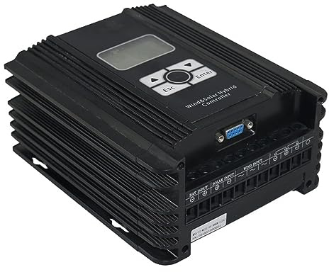 Aerogenerador 40A MPPT Charge Controller12v 24v Auto 48V Regulador De Voltaje Baja Velocidad For Generador Viento Eficiente Ampliamente Aplicable(48V,Wind 600W,Solar 600W)