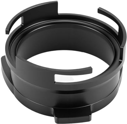 Srliya Imbuto Dosatore Adatto per Macchina da caffè 870 875 878 880 Serie 8 54mm Accessori per la Preparazione del caffè in Lega di Alluminio Nero