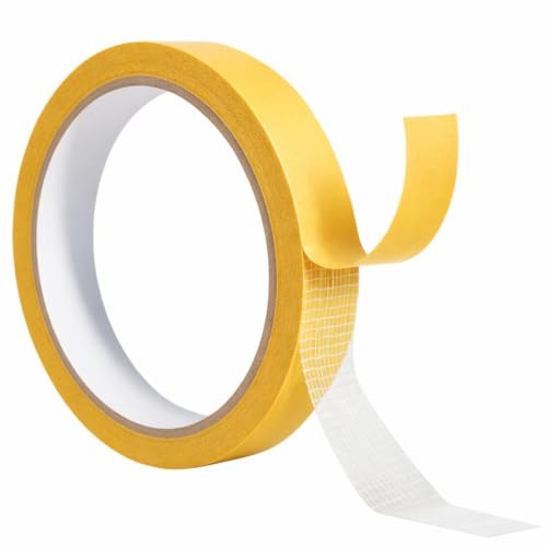 LYMISPIYA Textilklebeband 2cm x 10m Doppelseitig – Fashion Tape zum Hosen Kürzen Ohne Nähen, Saumband Selbstklebend für Vorhänge Gardinen, Starkes Teppichklebeband für Kleidung & DIY-Projekte