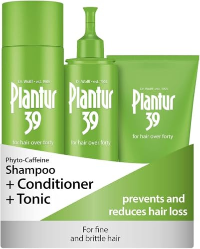 Plantur 39 Champú Acondicionador Tónico | 250ml 150ml 200ml | Previene y Reduce Caída Cabello Menopausia | Cabello Fino Quebradizo | Fórmula Phyto-Cafeína Favorece Crecimiento | Mujer 40+