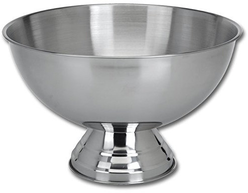 Champagne cooler bucket, stainless steel wine bowl
