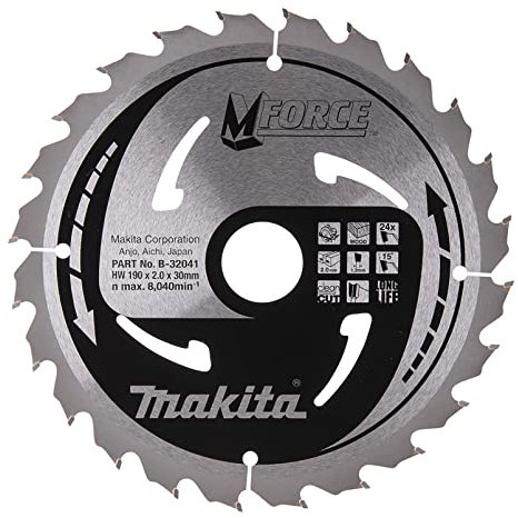 Makita B-32041 Lame de scie circulaire Makforce TCT 190x30mm 24T bois