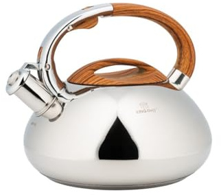 3 Liter Flötenkessel Whistling Kettle Pfeifenkessel Teekanne Wasserkanne Pfeifkessel Wasserkessel Edelstahl Pfeifkanne