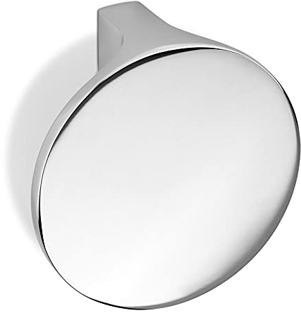 SOTECH 5 x Möbelknopf MIRAGE BA 16 mm Chrom Schrankknopf Küchenknöpfe | Schubladenknopf