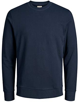 JACK & JONES Jjeholmen Sweat Crew Neck Noos, Suéter para Hombre, Azul (Navy Blazer), XX-Large