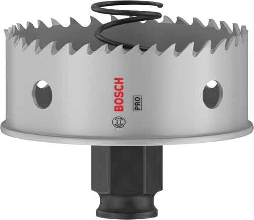 Bosch 1x PRO Sheet Metal Power Change Plus Hole Saw | for Stainless steel sheets, Steel sheets, Ø 67 mm, Professional Accessory Drill Driver