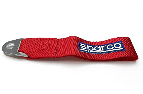 Sparco Cinta DE Remolque ROJA, Rojo