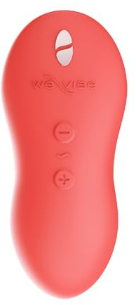 We-Vibe Touch X Klitoris-Vibrator für Sie, Mühelose Steuerung mit Starken Vibrationen, Klein, Leise, Wiederaufladbarer Akku USB, Coral