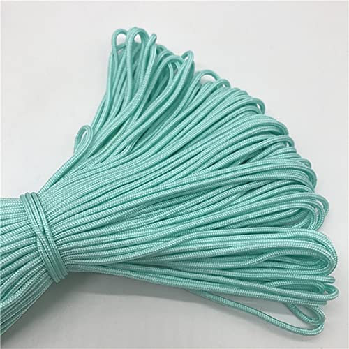 WEDSA 10 Yards/Lot 2mm Solide Rutsche Schnur Lanyard Seil Mil Spec Typ EIN Strang Klettern Camping Überlebensausrüstung Schnur-Spain,Cyan