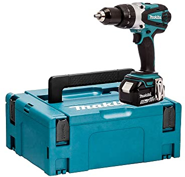 Makita DHP45T1J Schlagbohrschrauber 18V Li-Ion Ø 13mm + 1x5Ah + MAKPAC