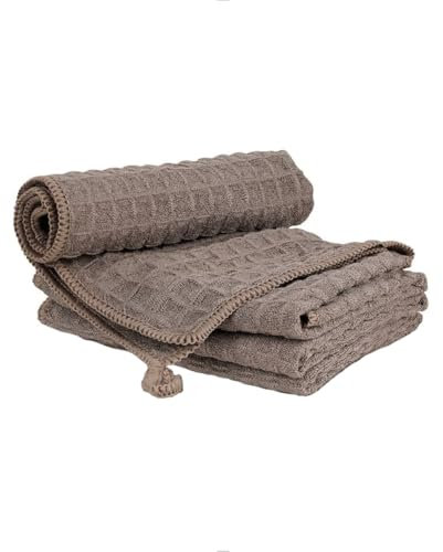 watchget Barista Micro Cloth 4 Pack - Microfiber Barista Cleaning Towels Coffee Cleaning Accessories for Espresso Machine, Steam Wand, Countertop, Kitchen Dish Rag Waffle Weave Brown(12x12)