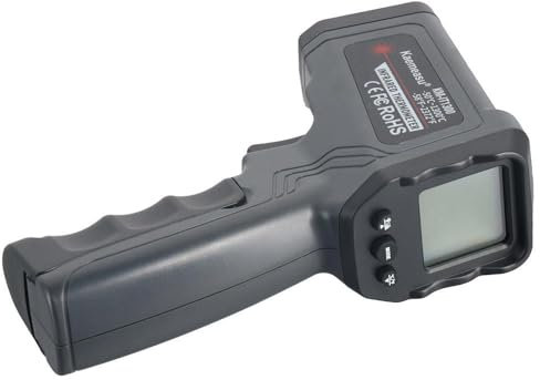 Fudeshe Thermomètre infrarouge numérique multifonction pour cuisine, four à pizza, grill et moteur