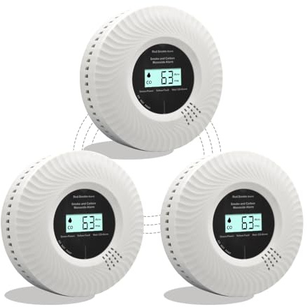 Interlink smoke and carbon monoxide detector with voice alarm, 10-year battery, certified according to EN14604 & EN50291, battery included (3)