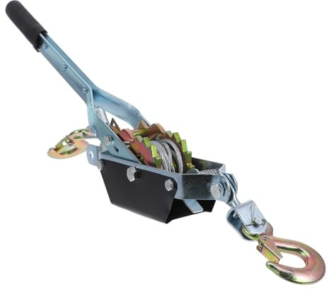 QUMIIRITY Kraftabzieher Ratschen Kraftabzieher 1t Handseilwinde Manuell Seilziehwerkzeug Für Baumfällen Und Kabelabzieher