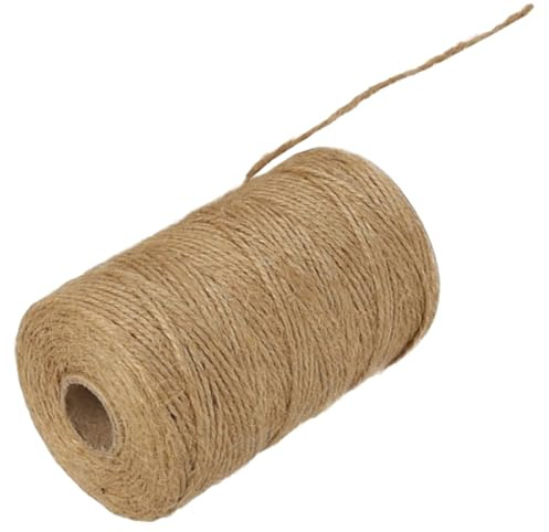 HAPINARY Spago Di Juta Naturale Spago Di Juta Intrecciato Per Confezioni Regalo Resistente Per Lavori Artigianali e Decorazioni Fai Da Te