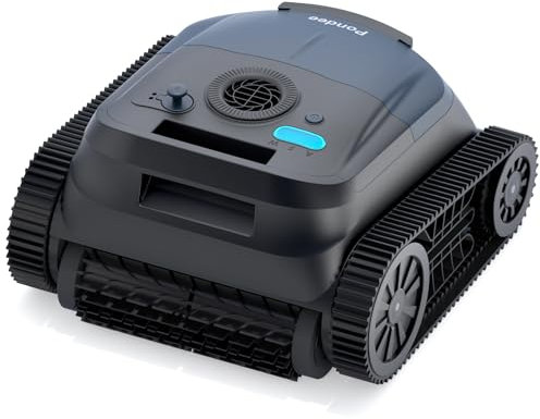 Pondee X5 Robot Piscina Pareti e Fondo, Linea d'acqua, Pianificazione Intelligente del Percorso, Autonomia 180 Min, 4 Modalità, Ritorno Intelligente, Aspiratore per Piscine Interrate fino a 300 m²