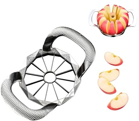 DOETYD Apple Corer & Slicer,Stainless Steel Apple Cutter Apple Slicer Apple Cutting Tool Fruit Cutter for Kitchen-Tomato Apple Orange
