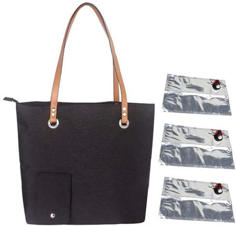 DAWCBVJQ 33 x 32 cm Weintragetasche Weinhandtasche Mit Zapfhahn Weintasche Tragbare Weinspendertasche Wein Tragetasche Wein Picknick Tasche Für Weinliebhaber, Konzerte Und Sportveranstaltungen