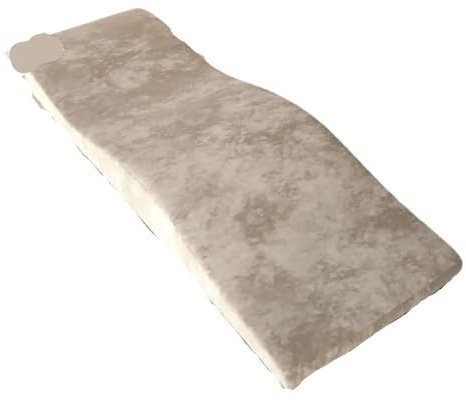 Kosmetikliege Matratze Gebogene Schaumstoffmatratze mit Samtbezügen Salon Foam Topper Massagetisch