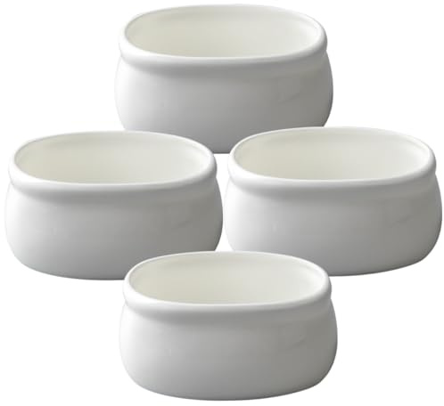 DECOMELODY 4 piezas Contenedor de Blanco para Bolsitas de Té y Sobres de Azúcar de Compacto y Multiusos para Oficina y Cocina
