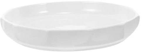 Gadpiparty Assiette Creuse Céramique Motif de Lotus Assiette Service pour Restaurant Hôtel Cuisine Polyvalente
