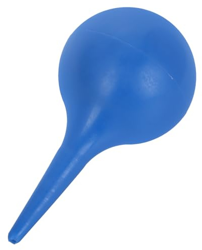 VERDANVERSE Poire Auriculaire à Succion en Caoutchouc 90 Ml Bleu Outil Manuel de Nettoyage des Oreilles Extraction du Cérumen Adaptée aux Garçon et Filles et Adultes pour Hygiène
