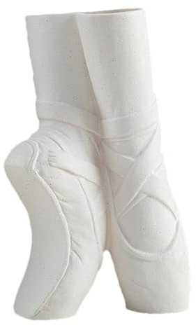 Vasi in ceramica a forma di da balletto, vasi da fiori moderni, scultura estetica del piede, elegante ornamento a punta | Vaso decorativo artistico in porcellana per casa, soggiorno, tavolo e