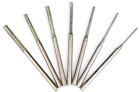 Länge Bohrgerät Anwendbar auf Jade Jadeit Kristall-Stanzen-Nadel-Wachs Amber Schalen-Bohrwerkzeug und Reiben Polierkopf Größe 0.8MM 1.0MM 1.2MM 1.5MM 1.8MM 2.0MM 2.5MM | Kristall-Stanzen-Nadel-Wachs Amber, 0.8MM ,1.0MM ,1.2MM, 1.5MM, 1.8MM, 2.0MM, 2.5MM
