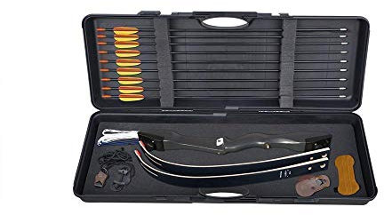 RAGIM Bogenset Recurvebogen Matrix Evo 68 Komplettset mit Pfeilen und viel Zubehör 26