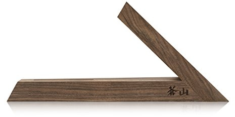 Cangshan 1021387 TAI Triangle Walnut Wood Knife Block, One Slot