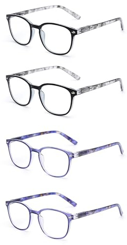 JM Gafas Presbicia Mujer con Bisagra de Resorte Gafas de Lectura Hombre