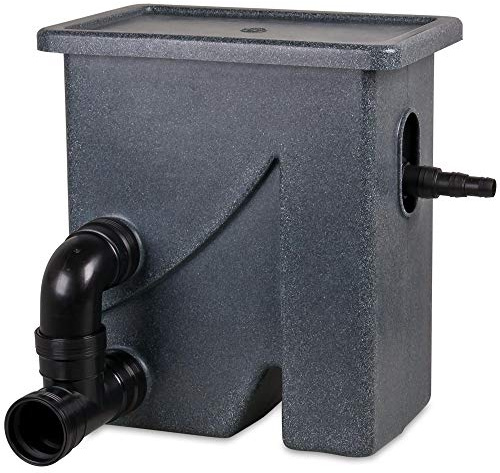 Wagner GREEN Siebbogenfilter Compactsieve II 2 schwarz, Vorfilter mit Spaltsieb für Koiteich und Gartenteich