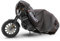 BUSHBOCK® Premium Motorrad Abdeckplane mit Ripstop Struktur - Kein Aufreißen mehr! - Outdoor/Indoor - wasserdichte Abdeckhaube - Motorradplane (XXL)