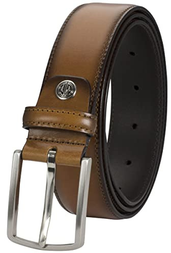 LINDENMANN Anzug-Ledergürtel Herren 35 mm Vollrind schwarz