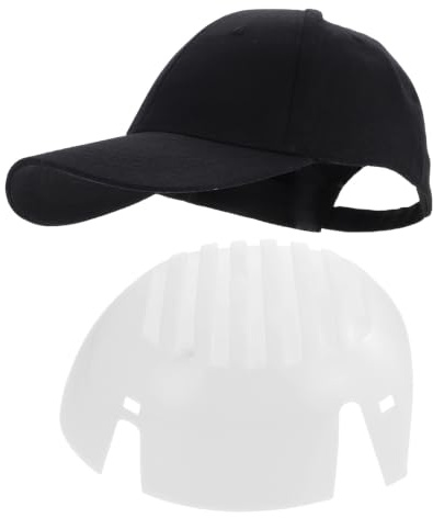 Housoutil Bump Cap Insert Baseballkappe Mit Schutz-Einsatz FüR Geringes Risiko Leichter Kopfschutz FüR Innen- Und AußEnarbeit FüR MäNner Und Frauen 1 Set