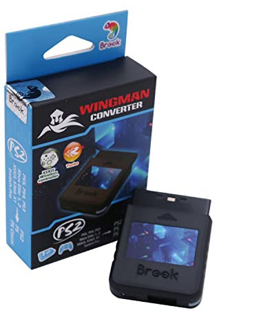 Mcbazel Brook Wingman PS2 Konverter für Xbox 360/Xbox One/XSX|S/Xbox Elite 1&2/PS5/PS4/PS3/Switch Pro Controller zu PS2/PS/PS Classic