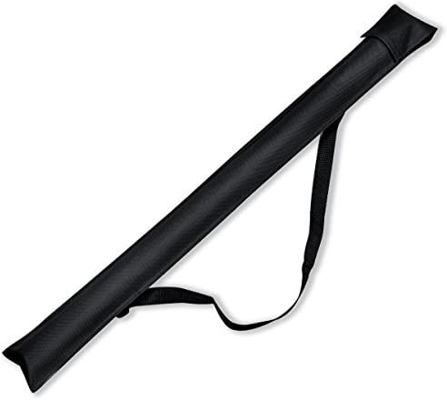 yuntop 1 Stück Schwarze Farbe Pool Stick Tragetasche Tasche Snooker Billard Stick Rod Lagerung Tragetasche für den Schutz der 1/2 Billard Stick