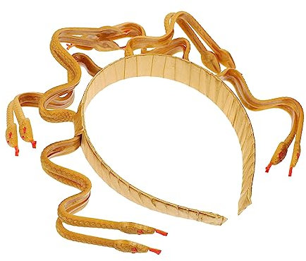ABOOFAN 3stücke Medusa Schlangen Kopfband Dekorative Cosplay Kopfbedeckung Für Halloween Und Themenpartys Bequemes Design Für Kostüm-events Unisex