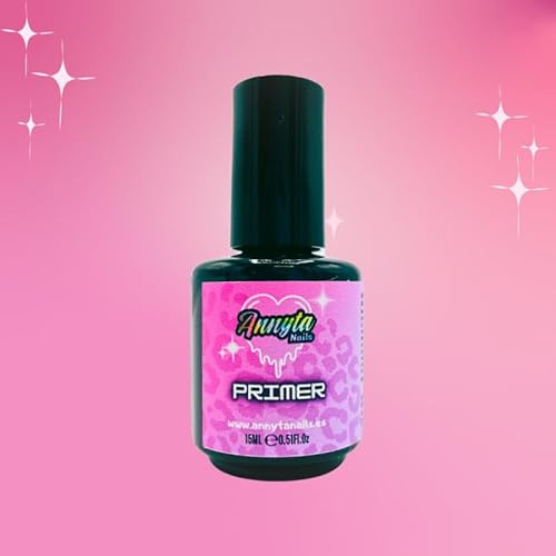 Primer 15ml | Sin ácido | Fabricado en España | Para uñas de gel y uñas acrilicas | Máxima adherencia | AnnytaNails