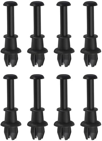 LEEQ Hutablage Clips - 8 PCS Auto Hutablage Clip, Hutablage Haltegurt Clip, Hutablage Seiten Clips, Hutablage String Clips Halter, Knopf Halter Pivot Peg, Hutablage String Clip Hakenhalter