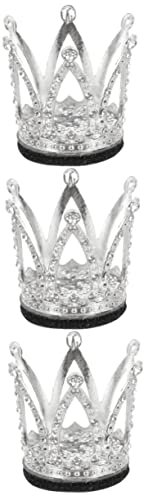 JECOMPRIS 3stücke Krone Helm Dekoration Strass Für Stylishe Helmaccessoires Für Ski Und Motorradhelme Leicht Langlebig Und Einfach Zu Befestigen Individualisierung Für Kreative Anlässe