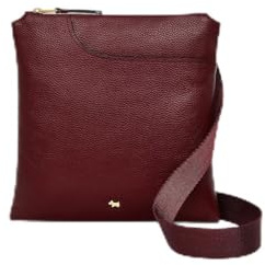 RADLEY London Pockets Soft 2.0 Medium Ziptop Crossbody for Women, in Merlot Grained Leather