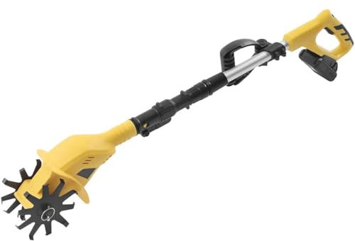 GAYAYAS Motoculteur électrique de Jardin, Batterie Rechargeable et Chargeur, motoculteur sans Fil, Largeur de Travail de 10 cm, pour Le Jardin, Les potagers