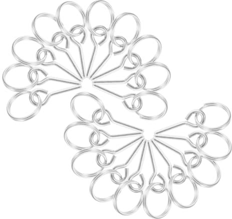 ARTIBETTER 20pezzi Inossidabile Collegamento Per Accessori Per Campeggio Leggeri e Resistenti Facile Installazione Per Outdoor e Escursionismo