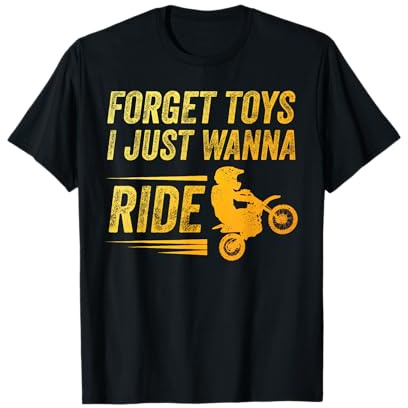 Dirt Bike Art For Boys Kids Men Motor Bike Dirtbike Racing T-Shirt