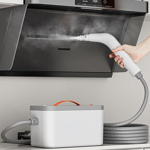 ANGIRHGUI Tragbarer Handdampfreiniger, 650ml Große Kapazität Schnelle Heizung Reinigungsmaschine für Haus Auto Küche Mörtel Fliese