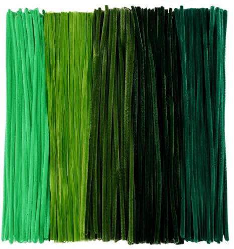 Caydo 200Pcs Pfeifenreiniger mit Farbverlauf, dick, flauschig, Chenille-Stiele, Basteln für Kunst und Handwerk, perfekt für die Herstellung von Tieren, Blumen und festlichen Dekorationen